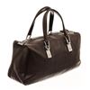 Image 3 : Chanel Brown Leather Square Stitch CC Boston Bag