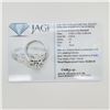 Image 2 : 0.86 ctw Diamond 14KT White Gold Trinity Engagement Ring