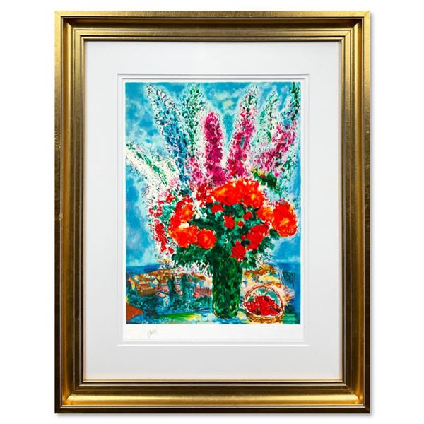 Le Bouquet De Renoncules by Chagall (1887-1985)