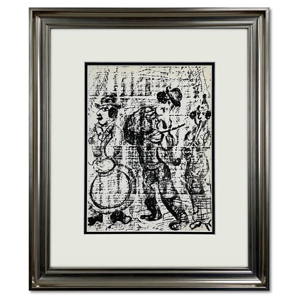 Les Musiciens Vagabonds by Chagall (1887-1985)