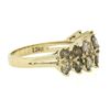 Image 5 : 14K Gold 2.24 ctw Dual Two Row Round Prong Set Diamond Stackable Wedding Band Ri