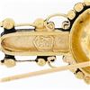 Image 5 : Vintage Victorian Revival 14K Yellow Gold Detailed Bead Work Bar Pin Brooch