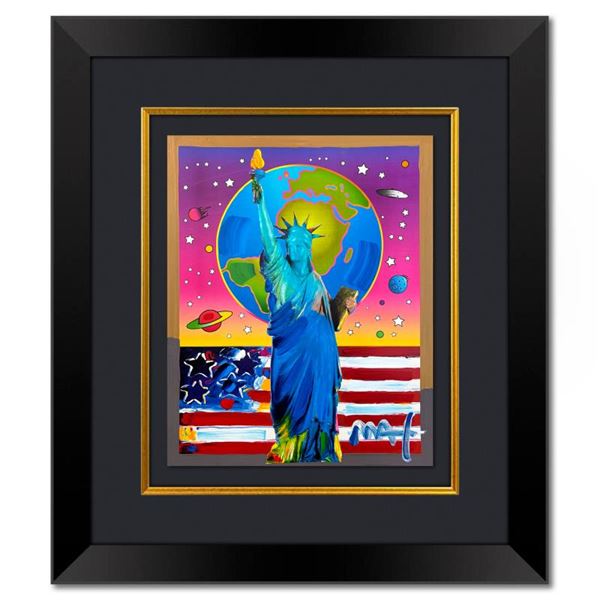 Liberty, Earth and Flag by Peter Max