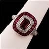 Image 2 : 2.98 ctw Ruby and 0.33 ctw Diamond Platinum Ring