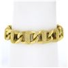 Image 1 : David Yurman 18K Gold 6.5" Wide Open Cable Link Chain Bracelet w/ Twisted Wire