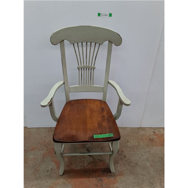 *Wooden Sitting Chair 40.5" Tall, Cannot Ship