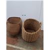 Image 1 : *(2) Large Wicker Baskets -18" x 19" x 18" -  CANNOT SHIP