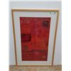 Image 1 : * Modern Art in Acrylic - 34" x 48.5" - CANNOT SHIP