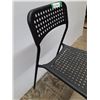 Image 2 : * Plastic & Metal Patio Chair - CANNOT SHIP