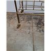 Image 2 : * Vintage Metal Magazine Rack w/Wheels - 21" x 12" x 24.5" - CANNOT SHIP