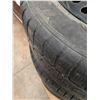 Image 2 : **(4) 225/60R17 Winter Tires on Steelies - Universal 5 Bolt 5x4 1/4, 5x4 1/2 - CANNOT SHIP