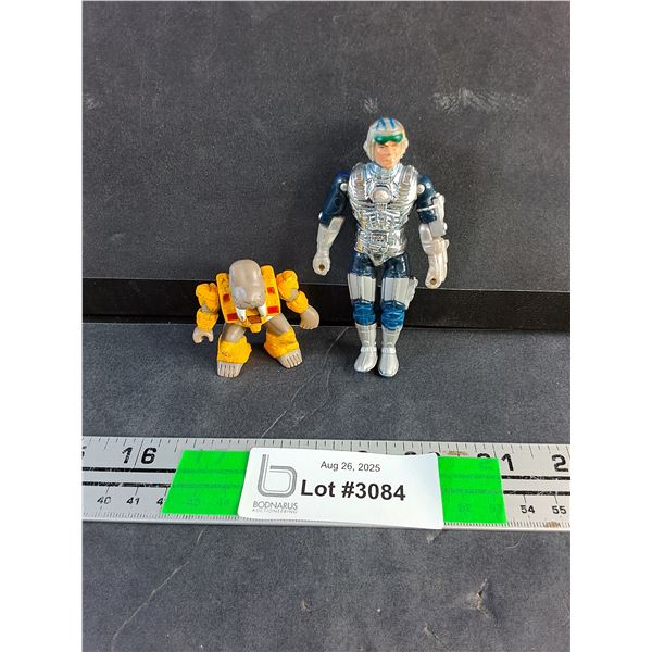 Battle Beast & Captain Power Major Hawk Figures