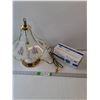 Image 1 : End Table Glass Shade Lamp Lights Up, Face Mask Box Approx 40-50 Masks