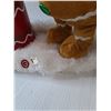 Image 5 : Christmas  Plush Decorations Snowman and Gingerbread Man  -  AS IS