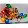 Image 1 : Box of Christmas Hanging Lights/Decorations - AS IS