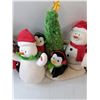 Image 4 : Christmas Decoration Lot  Plush/Snowglobe Decor And Plug In, NutCracker  -  AS IS
