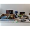 Image 1 : Handy Man Maintenance Lot - Saws/Saw Blades, Stapler/Staples, Geometry Set, Misc.