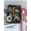 Image 3 : Jigsaw/Sawzall Blades, Carpet Tacks, Aluminum Solder, Metal Grinding Rotary Tool Adapters, Misc.