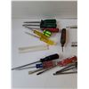 Image 2 : Screw Driver Galore Lot - (9) Flathead,  (5) Robertson, (2) Philips, (4) Socket, Other