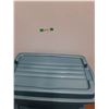 Image 2 : **(2) Rubbermaid Storage Containers With Lids, 32x19x16" - Cannot Ship