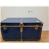 Image 1 : *Blue Latched Chest With Top Divider 36" x 20" x 19"  -  CANNOT SHIP