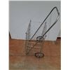 Image 5 : Wood Picture Frame 20" x 16" and Folding Basket Trolley Hand Truck, Cannot Ship