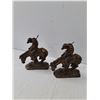 Image 2 : End of The Trail Cast Iron Horse Statues