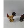 Image 2 : (4) Chicken Family Decor China