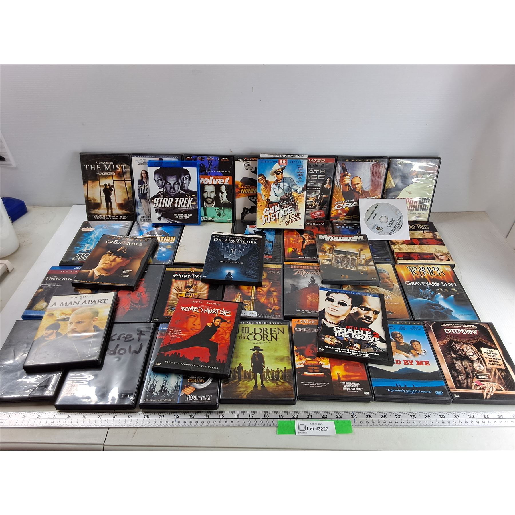 33 Dvd (33) DVD Movies, the Green Mile, Star Trek, the Mist, Misc - Bodnarus ...
