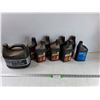 Image 1 : (8) NOS 1L 10W30 Engine Oil, Partial Esso GX 80W-90 Gear Oil CANNOT SHIP