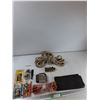 Image 1 : (15) Assorted Fuses, Extension Cord, Zirconium Belt, Jiffy Ice Drill Blade, Rope, Misc - As Is
