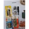 Image 2 : (15) Assorted Fuses, Extension Cord, Zirconium Belt, Jiffy Ice Drill Blade, Rope, Misc - As Is