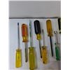 Image 2 : (6) Screwdrivers, (4) Socket Screwdrivers, (11) Chisels- As Is