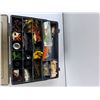 Image 2 : Tackle Box, Assorted Fishing Jigs