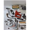 Image 2 : (2) Compasses, Squares, Staple Gun, Misc - As Is