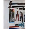 Image 2 : Hammer, 6'' Double Prong, (5) Wire Cutters, Misc - As Is