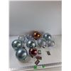 Image 1 : (10) Jim Marvin Bubblegum Glass Ornaments- As Is
