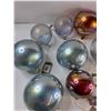 Image 3 : (10) Jim Marvin Bubblegum Glass Ornaments- As Is