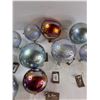 Image 4 : (10) Jim Marvin Bubblegum Glass Ornaments- As Is