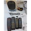 Image 2 : JVC DVD Video Player, (4) Remotes, Speaker, Misc - As Is