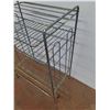 Image 2 : ** Vintage Metal Rack - 14" x 26" x 18.5" - CANNOT SHIP