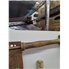 Image 4 : ** Vintage Wood Double Handle Style Saw & Sherwood 19K Sr Hockey Stick - CANNOT SHIP - 66" Tall - CA