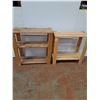 Image 1 : * (2) Pine Wood Shelving - 33"x 30" x 13"  &  30" x 30" x 13" - CANNOT SHIP