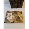 Image 2 : (6) Antique "Works of Victor Hugo" Novels (Volumes 1,2,3,5,7,8)