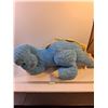 Image 1 : Large Light-Blue Stuffed Dinosaur - 4.5' Long Approx - Pickup Only