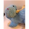Image 2 : Large Light-Blue Stuffed Dinosaur - 4.5' Long Approx - Pickup Only