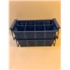Image 2 : (2) Stackable Shop Organizer Baskets - 16.75x8.25x5"