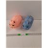 Image 1 : (2) Flower Pattern Reliable Piggy Banks