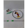Image 1 : Decor Mickey Mouse Plate,  Collector Cards