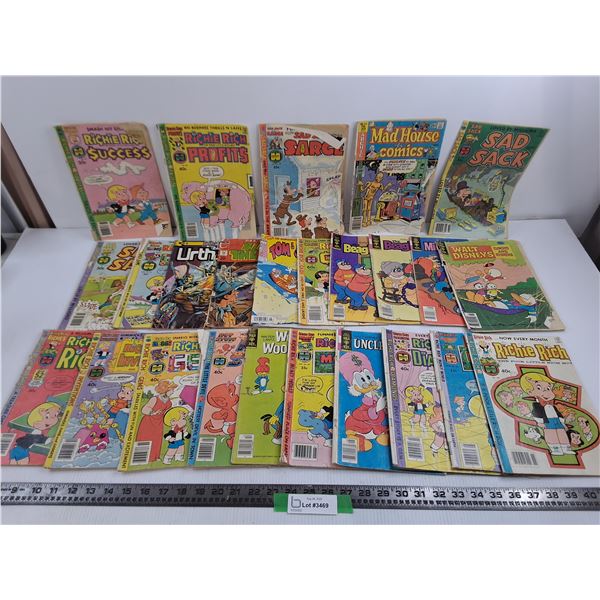 (25) 1980s Comics- Tom & Jerry, Richie Rich, Woody Woodpecker